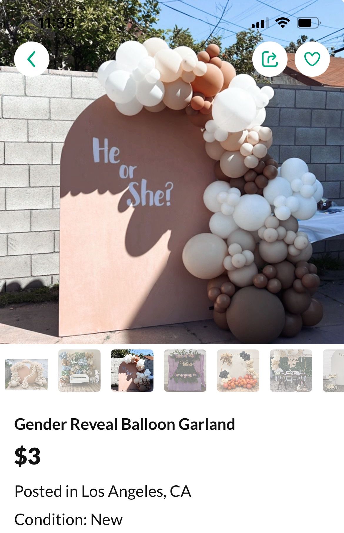 Gender Reveal Balloons