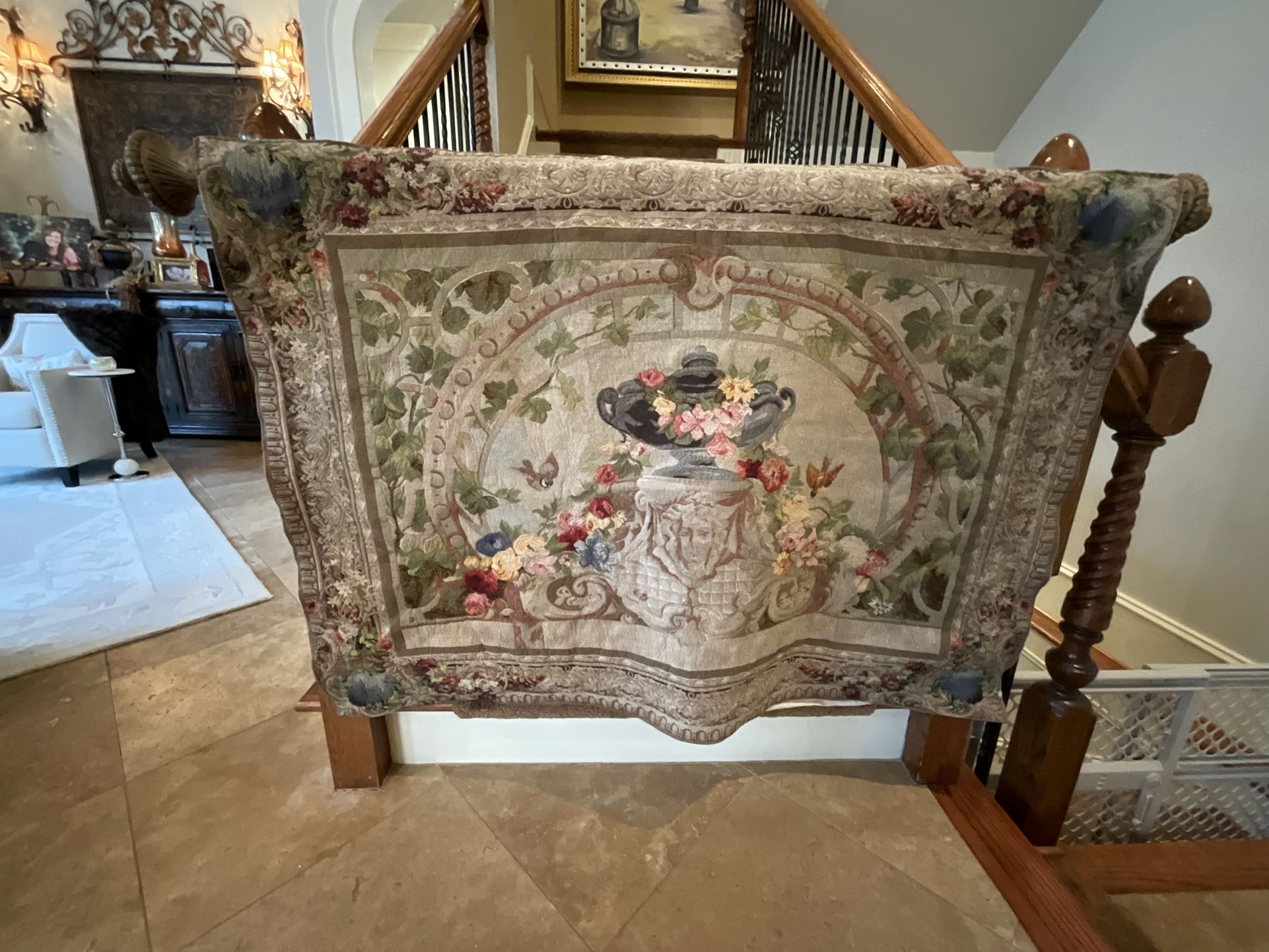Beauvais French Woven Wall Tapestry
