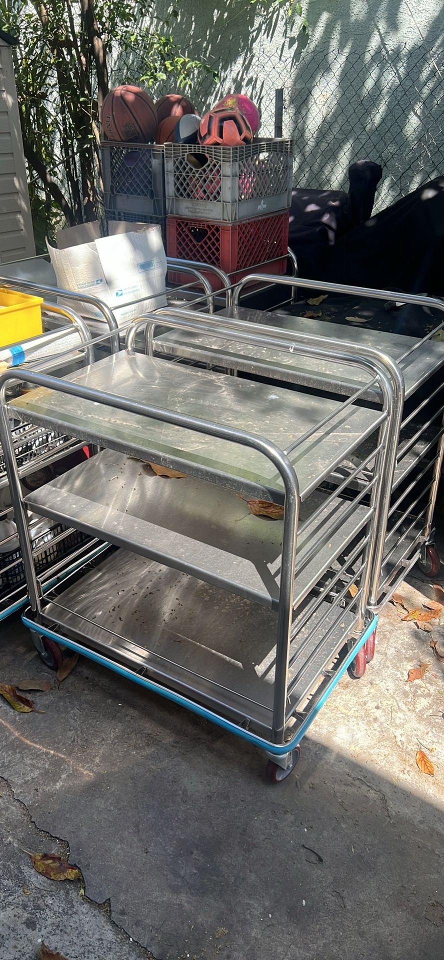 Metal Storage Carts 