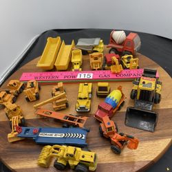 20 Pc VNTG Construction Toys