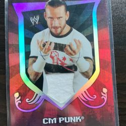WWE CM Punk Event Worn Relic