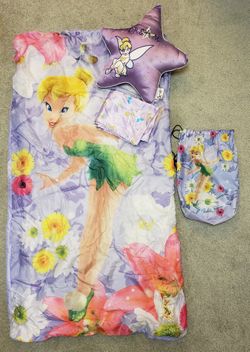 Tinkerbell Sleeping Bag, Pillow & Pillow Case Set!