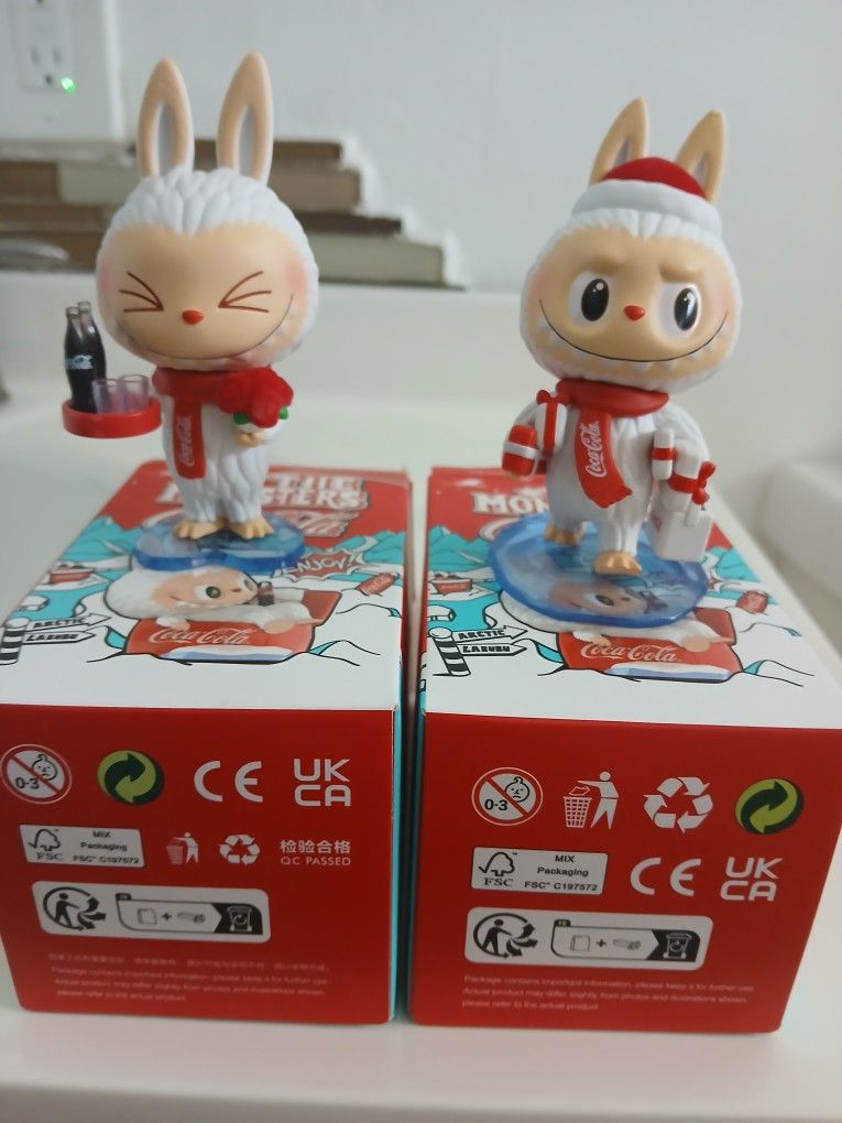 Coca Cola Labubu Plush , Coca Cola Figures