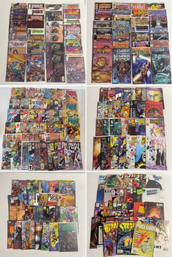Huge lot of 230 Vintage Marvel, DC, Image and other Comic Books
