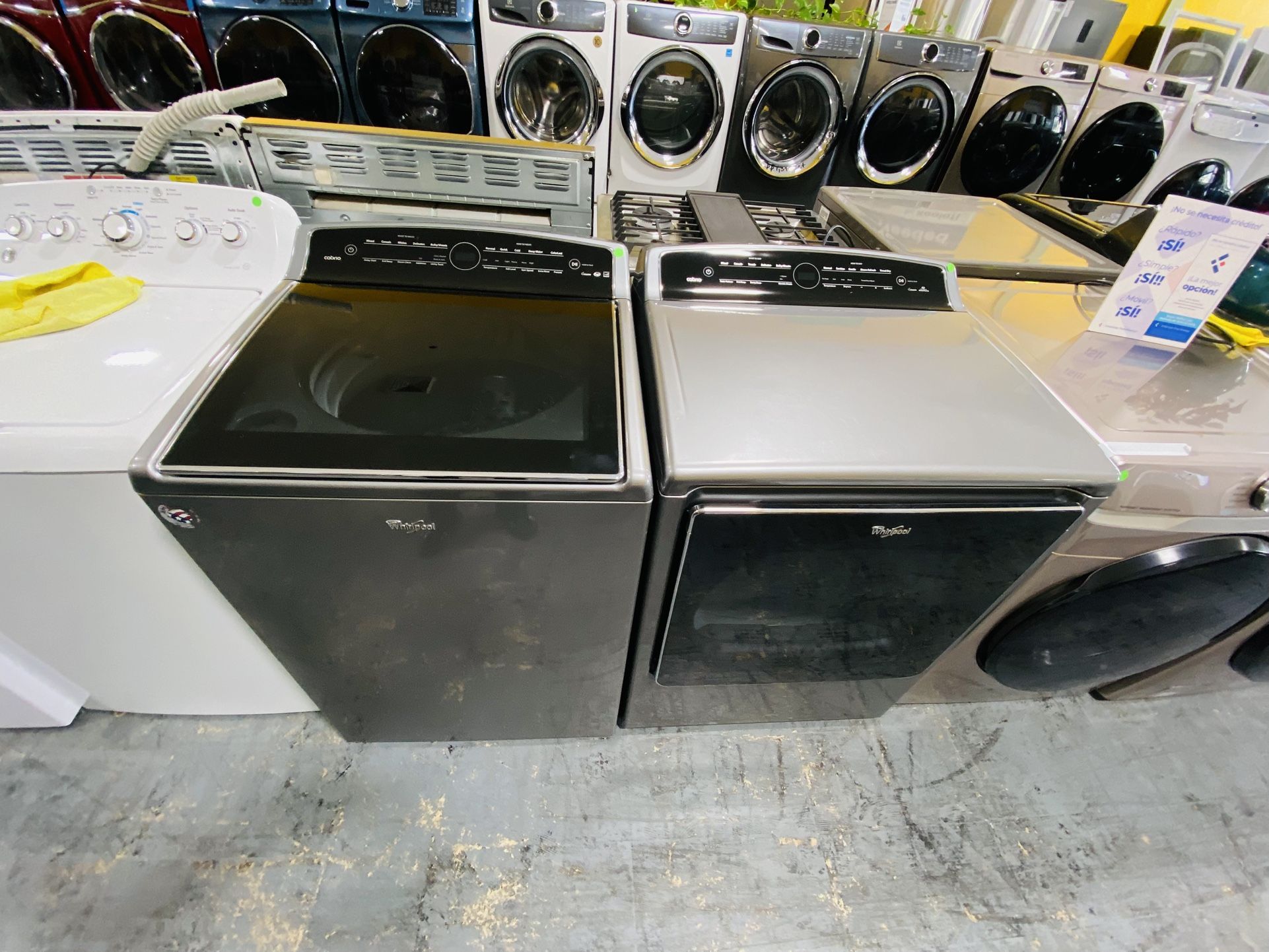 Whirlpool Top Load Washer And Dryer Large Capacity 11$ Down Payment