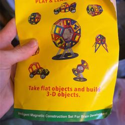 126 Pc Magformers With Manual And Extra Magformer Car Parts