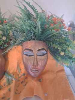 Decorative Head Planter