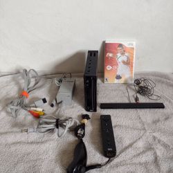 Nintendo Wii in Black