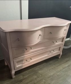 Vintage Pink Dresser