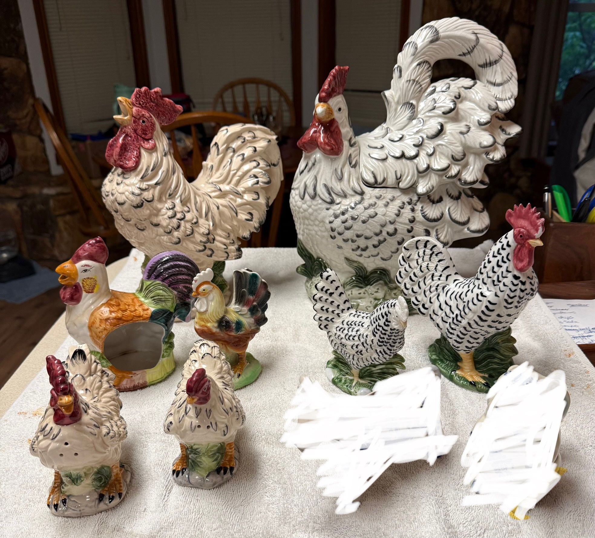 Rooster & Chicken Kitchen Ceramics 