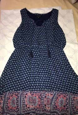 Blue dress