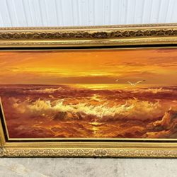 Ocean, Sunset, Sailor’s dream William Engel, an American Postwar & Contemporary artist.