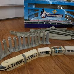 Disney Monorail Set Vintage With Original Box