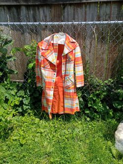 Vintage 60s women long cloth don't know the size