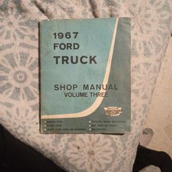1967 Ford Truck Manual Vol 3