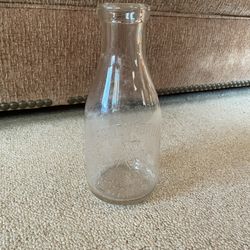 Vintage Alderney Dairy Co Glass Bottle