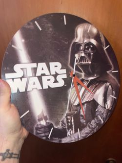 Darth Vader Round Analog Clock