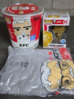 Funko Pop KFC Colonel Sanders Bundle with T-Shirt