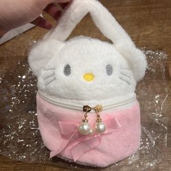 Kitty Pearl Pouch 