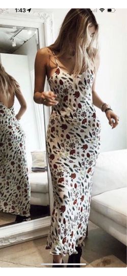 STONE COLD FOX Slinky Slip Dress NEW Size3 org $290