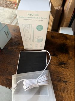 Door bell with a free solar panel