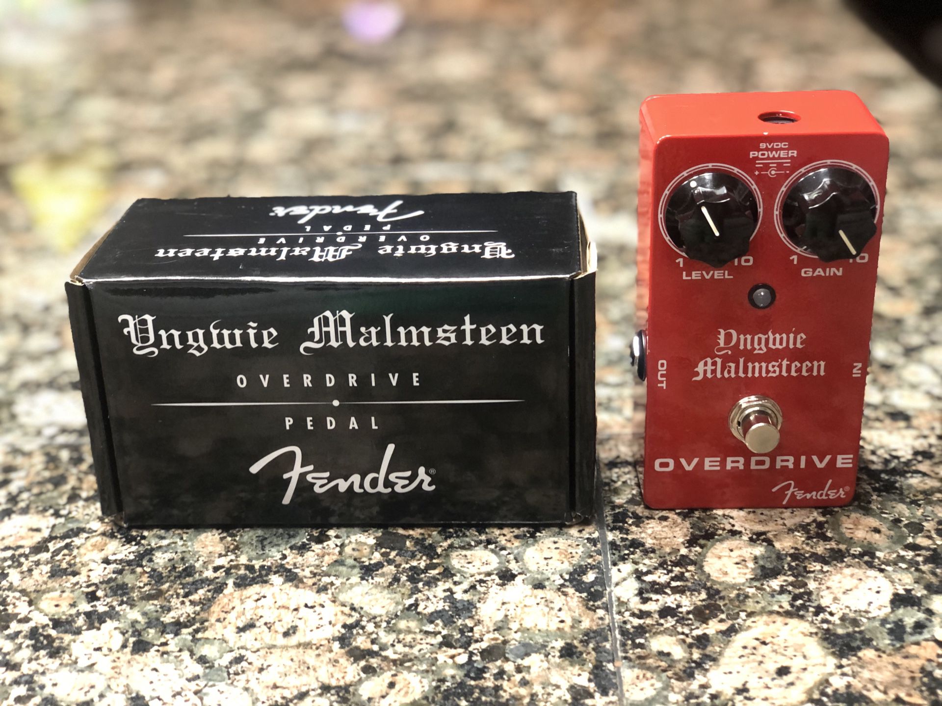 Fender Yngwie Malmsteen signature overdrive guitar pedal