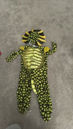 Kids small triceratops dinosaur costume