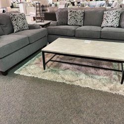 2 Pcs Living Room Set Sofa and Loveseat