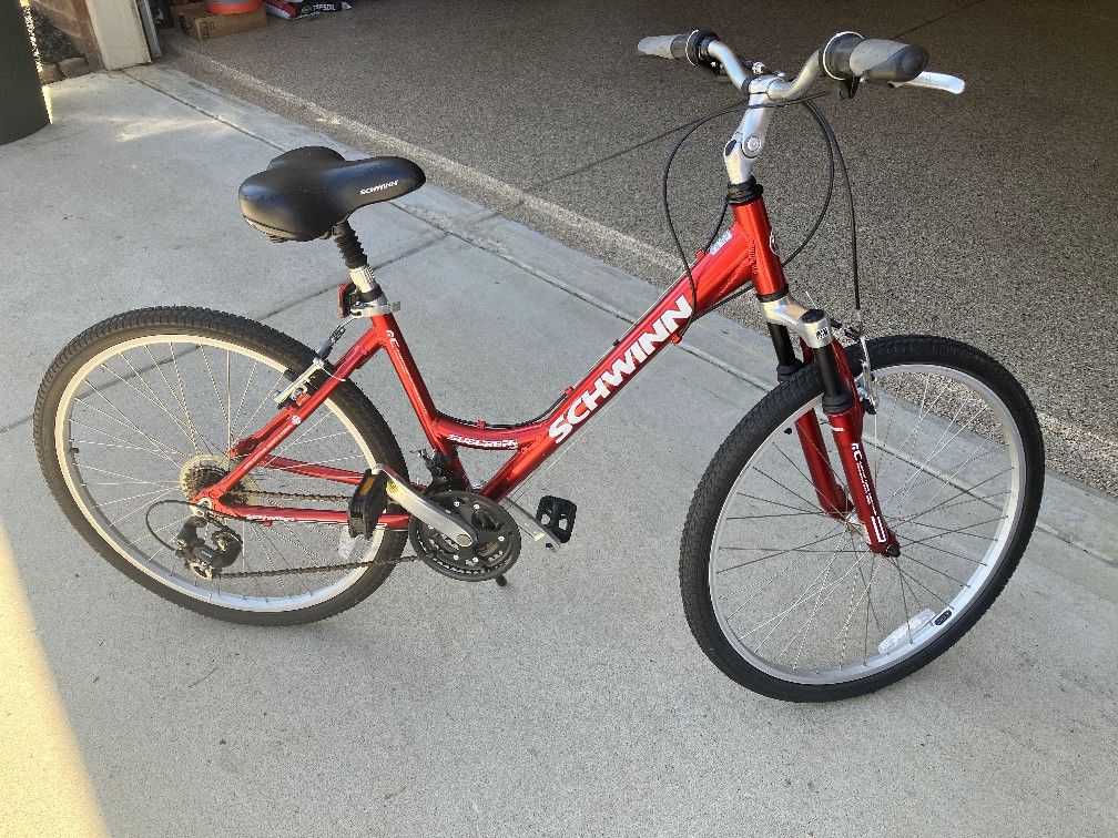 Schwinn Suburban Shimano Tourney Bike - Red USED
