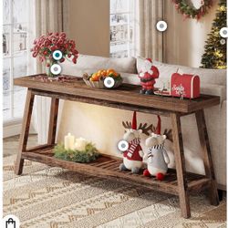 MP0889.  Wood Console Table, Farmhouse Sofa Table Entryway Table