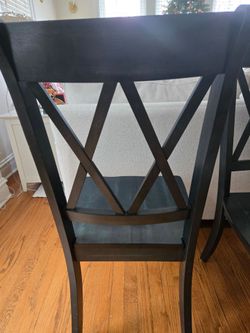 Diningroom Chairs Navy Wood