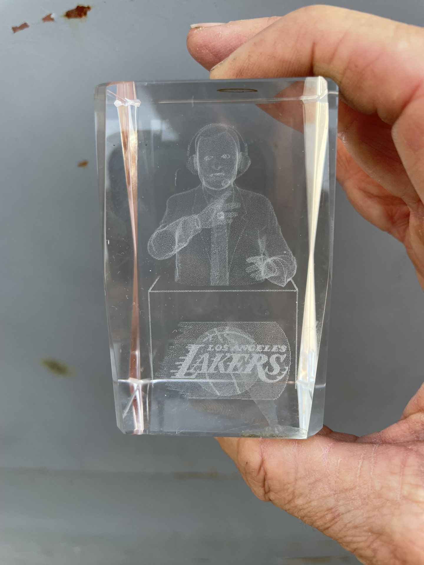 Chick Hearn Paperweight
