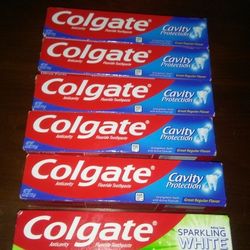 (6) Colgate Toothpaste! All For $6.00