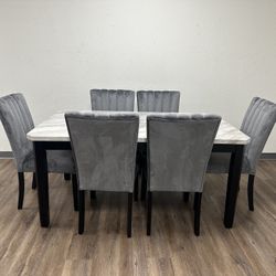 Dining Table With 6 Chairs