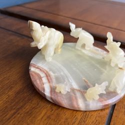 Cute Elephant Table Decoration, Stone 