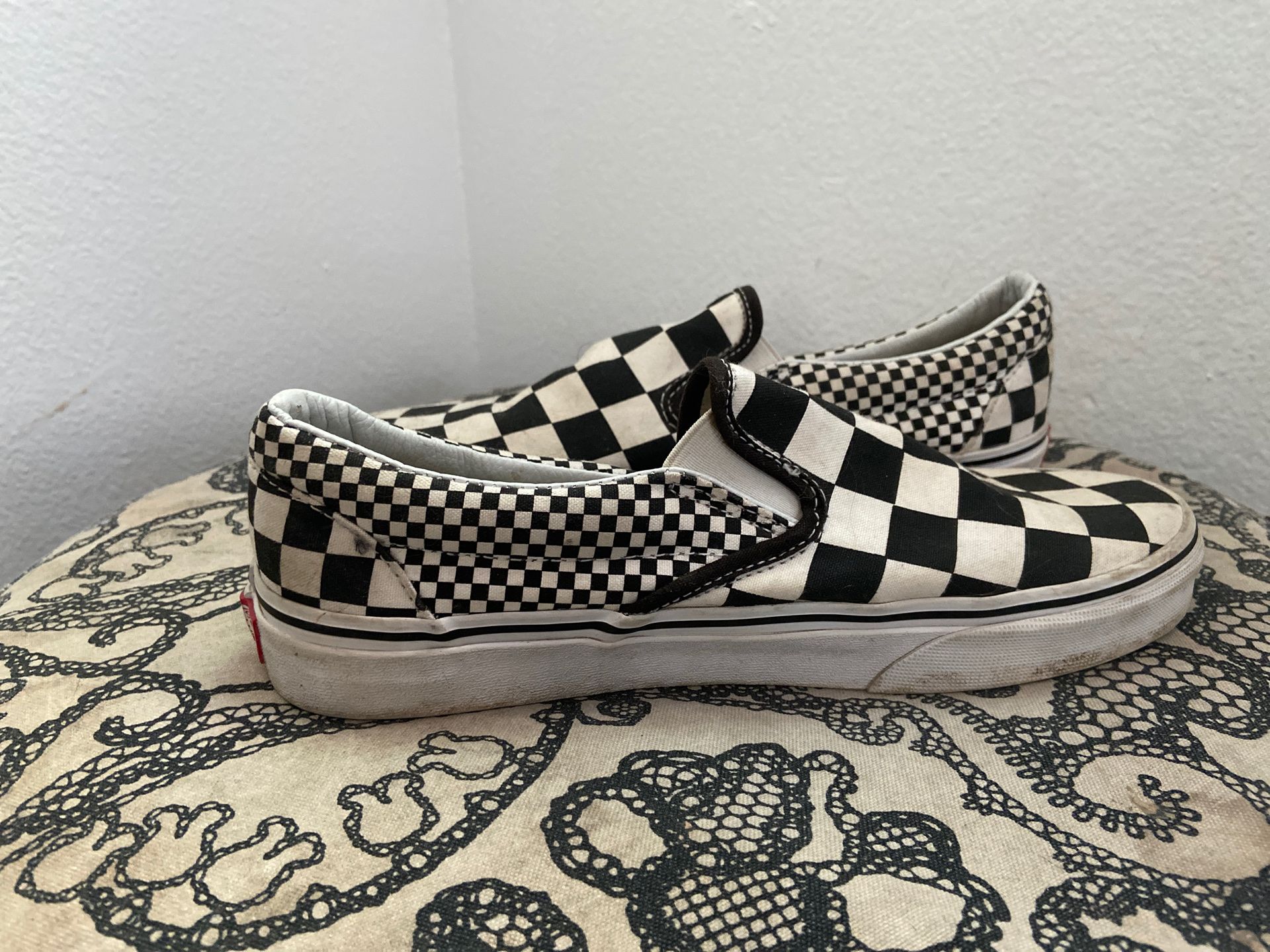 vans multi check