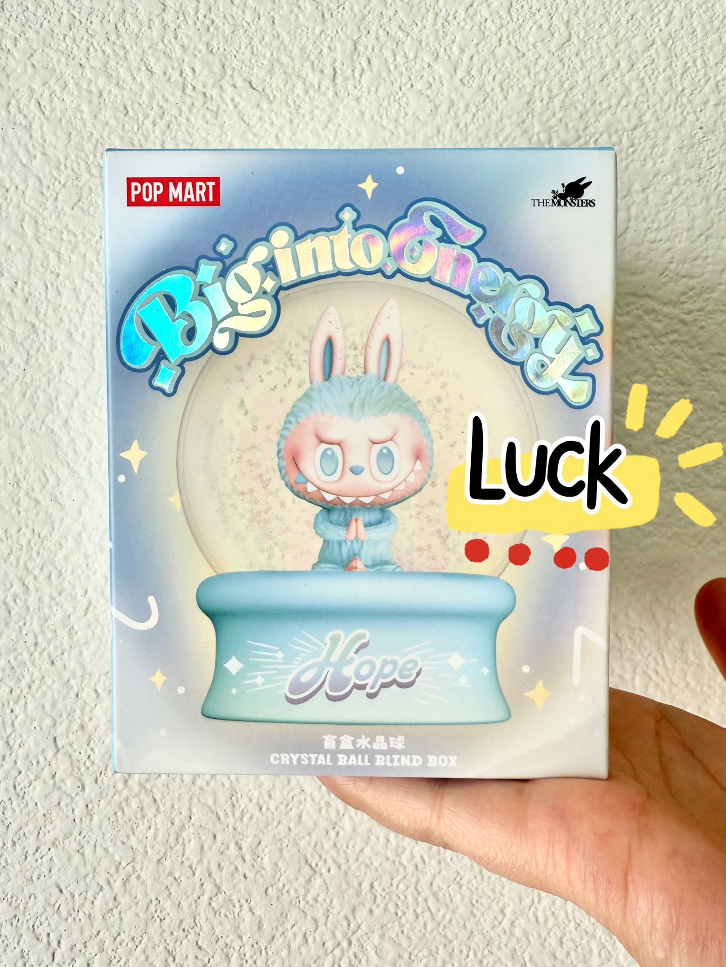 Luck-Pop Mart Labubu The Monsters Big into Energy Series Crystal Ball