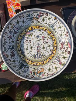 Williams Sonoma Hand Painted Bowl