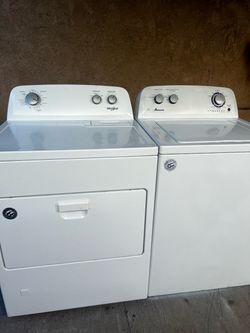 Whirlpool amana washer and gas dryer set