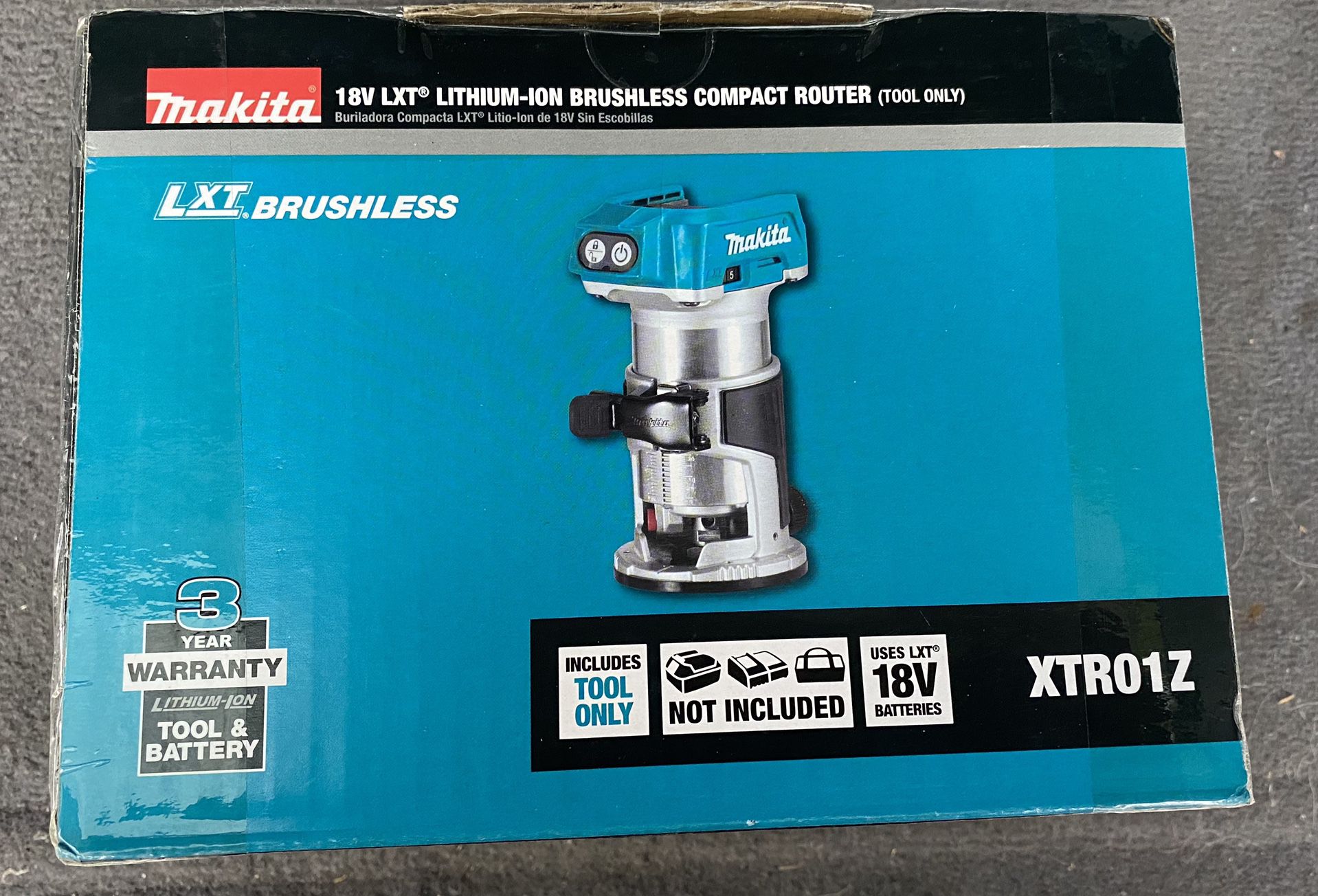 18-Volt LXT Lithium-Ion Brushless Cordless Variable Speed Compact Router with Built-in LED Light 