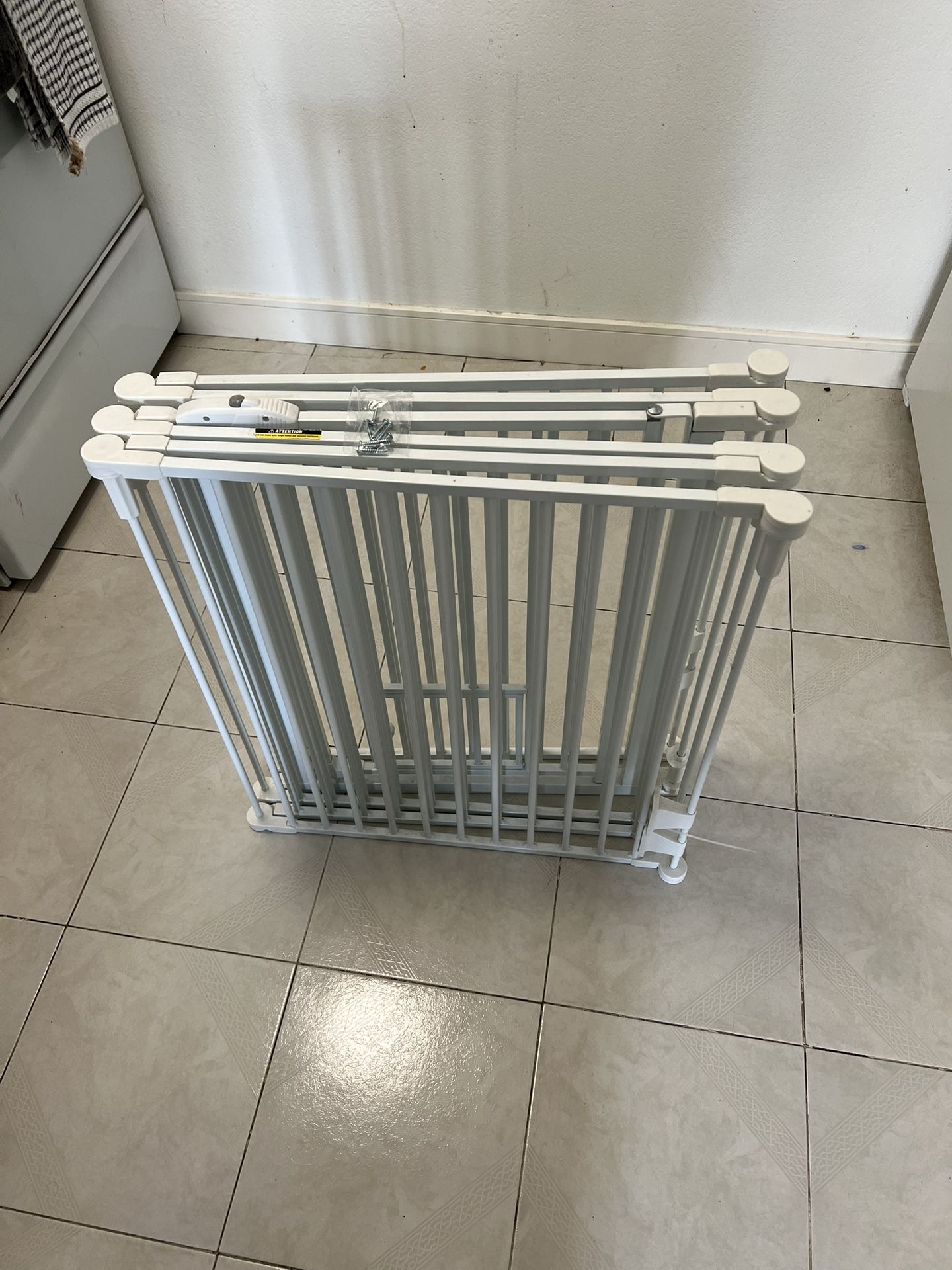 All Steel Dog Gate With Door And Mini Door For Small Dogs