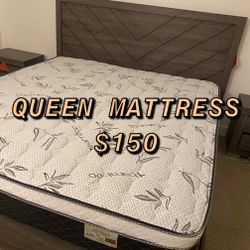 BRAND NEW PILLOW TOP MATTRESSES ✅ COLCHONES NUEVOS PILLOW TOP 💯‼️   QUEEN SIZE $150 ❌ $210 With Box Spring   FULL SIZE $140❌ $200 With Box Spring💥  