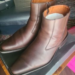 Kenneth Cole Leather Boots Dude Ranch Style