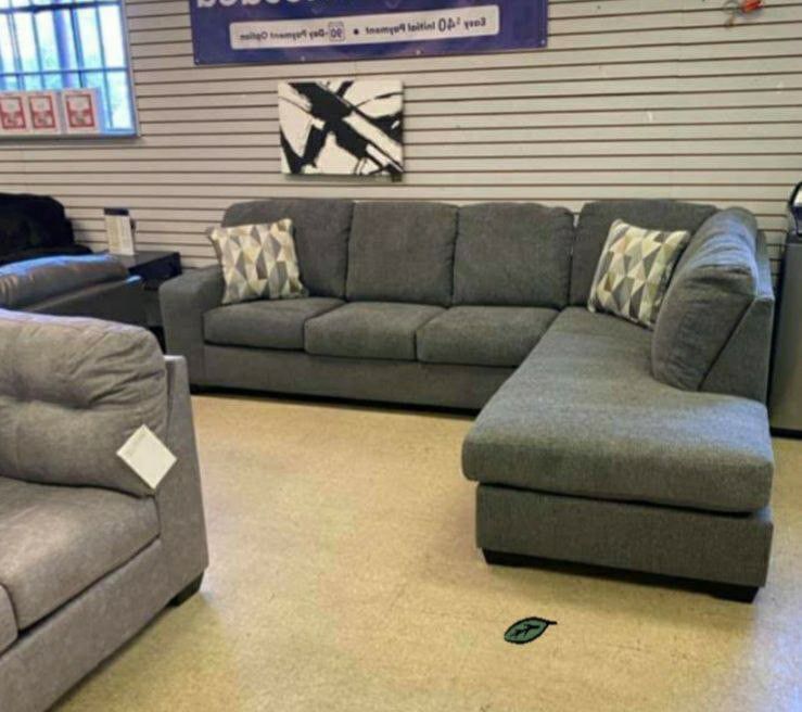 Dalhart Charcoal LAF Sectional💯🍀Only Sectional Price!!🍀💯