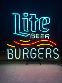 Vintage 1991 Miller Lite (Real) Neon Sign
