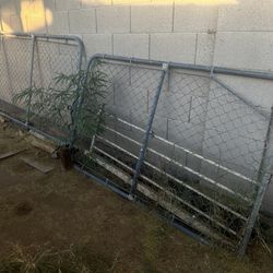 Fence doors