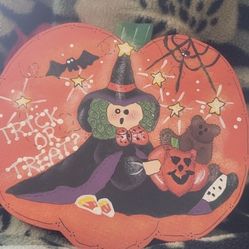 Small Handpainted Pumpkin Sign