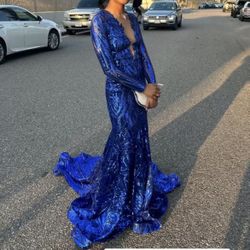 Royal Blue Prom Dress