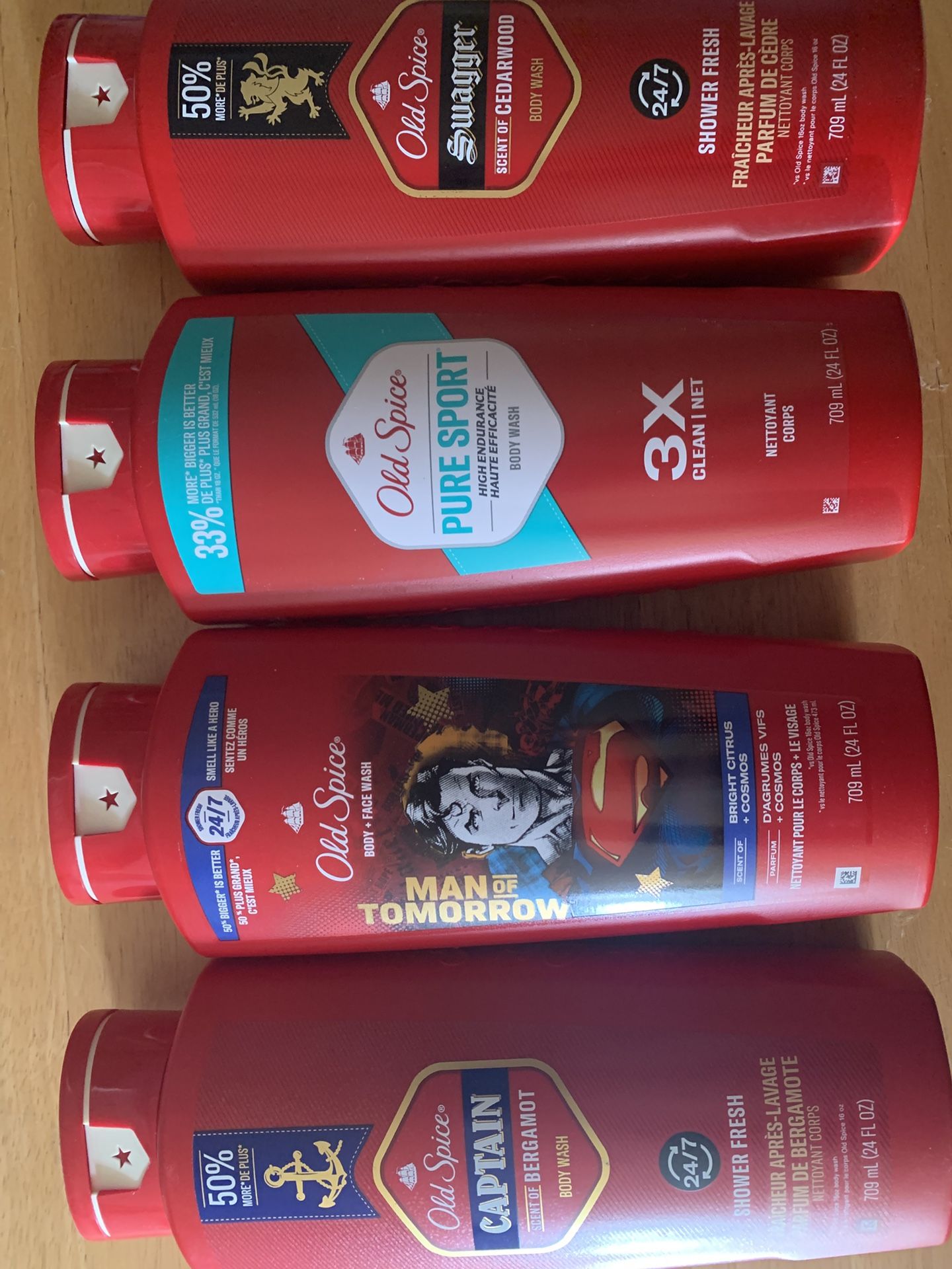 4/$18 Old Spice Body Wash 