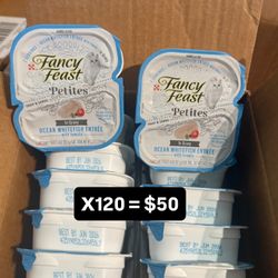 Purina Fancy Feast Petites Ocean Whitefish Entree with Tomato in Gravy Gourmet Wet Cat Food Pate 